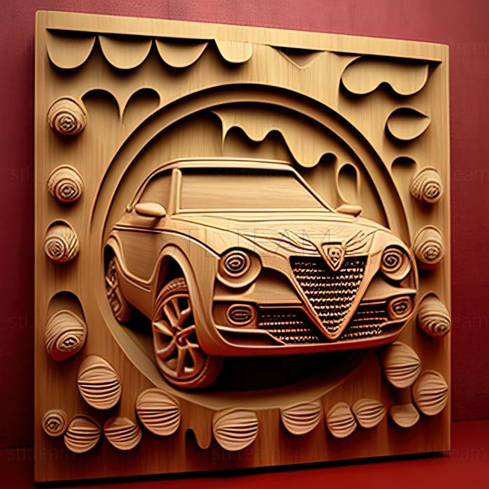 3D модель Alfa Romeo Giulietta 2010 р.в (STL)